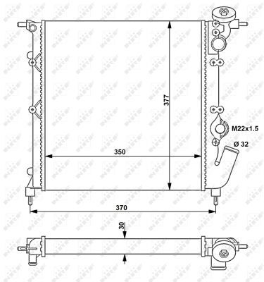 Radiateur, refroidissement du moteur