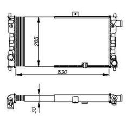 Radiateur, refroidissement du moteur