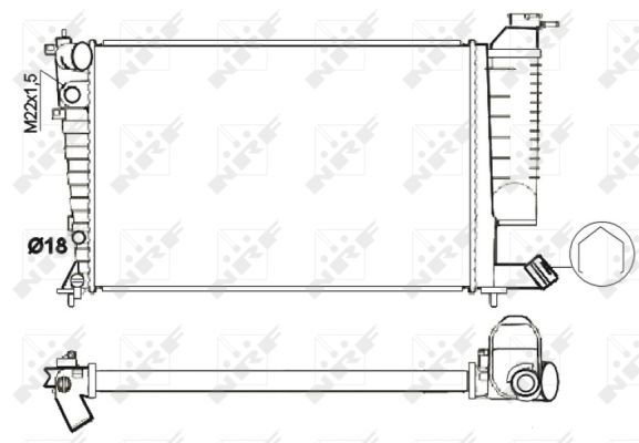 Radiateur, refroidissement du moteur