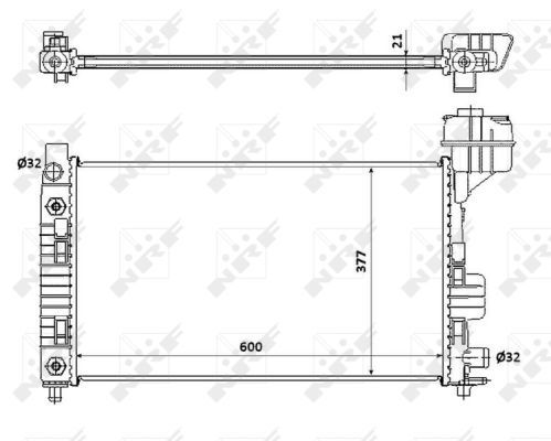 Radiateur, refroidissement du moteur