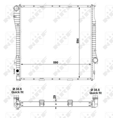 Radiateur, refroidissement du moteur