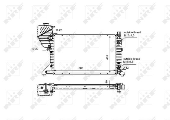 Radiateur, refroidissement du moteur