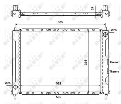 Radiateur, refroidissement du moteur