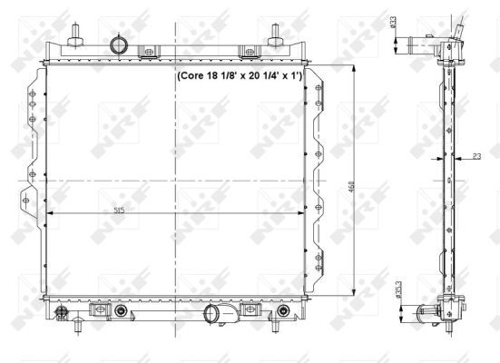 Radiateur, refroidissement du moteur