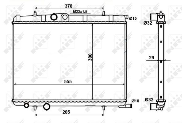 Radiateur, refroidissement du moteur