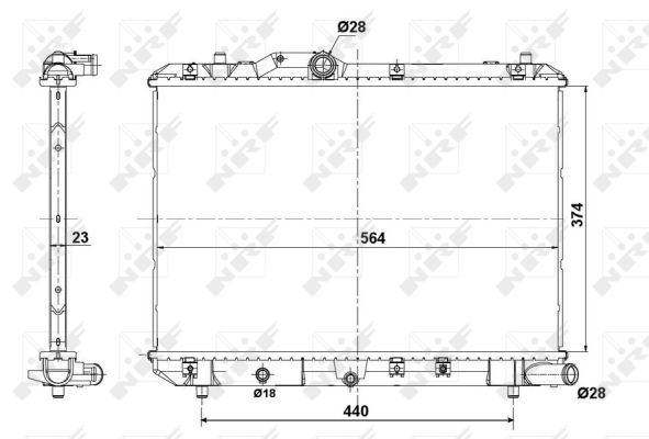 Radiateur, refroidissement du moteur