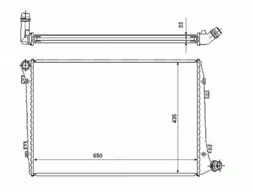 Radiateur, refroidissement du moteur