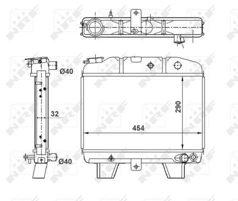 Radiateur, refroidissement du moteur