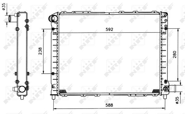 Radiateur, refroidissement du moteur