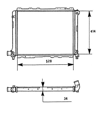 Radiateur, refroidissement du moteur