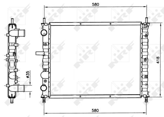 Radiateur, refroidissement du moteur