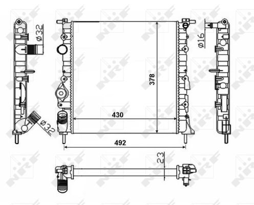 Radiateur, refroidissement du moteur