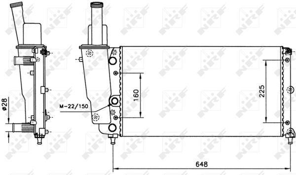 Radiateur, refroidissement du moteur