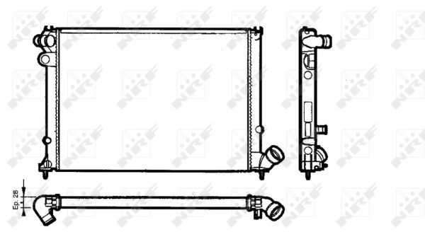 Radiateur, refroidissement du moteur