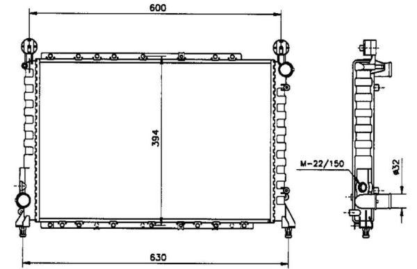 Radiateur, refroidissement du moteur