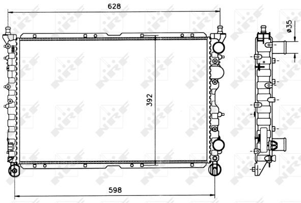 Radiateur, refroidissement du moteur