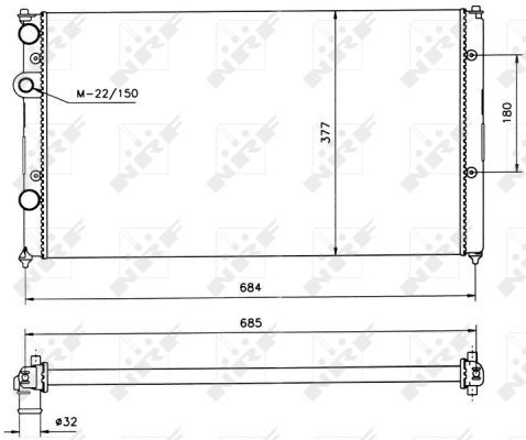 Radiateur, refroidissement du moteur