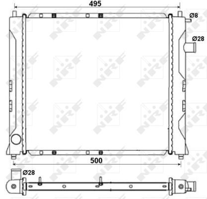 Radiateur, refroidissement du moteur Economy Class