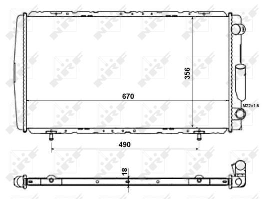 Radiateur, refroidissement du moteur