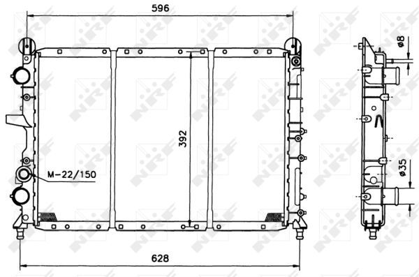 Radiateur, refroidissement du moteur