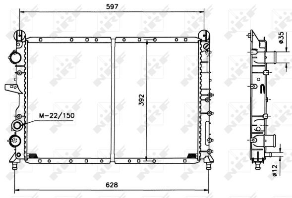 Radiateur, refroidissement du moteur