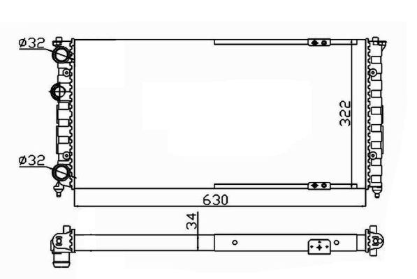 Radiateur, refroidissement du moteur