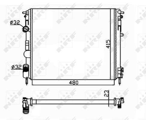 Radiateur, refroidissement du moteur