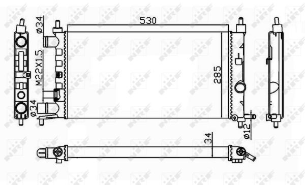 Radiateur, refroidissement du moteur