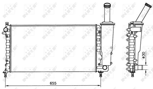 Radiateur, refroidissement du moteur