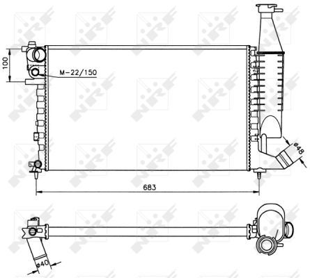 Radiateur, refroidissement du moteur