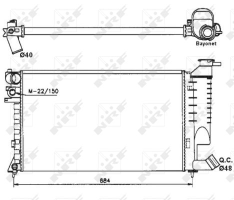 Radiateur, refroidissement du moteur