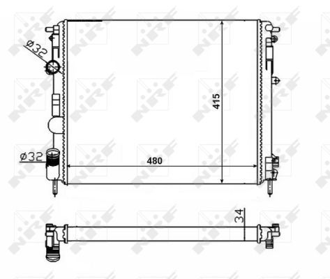 Radiateur, refroidissement du moteur