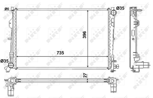 Radiateur, refroidissement du moteur