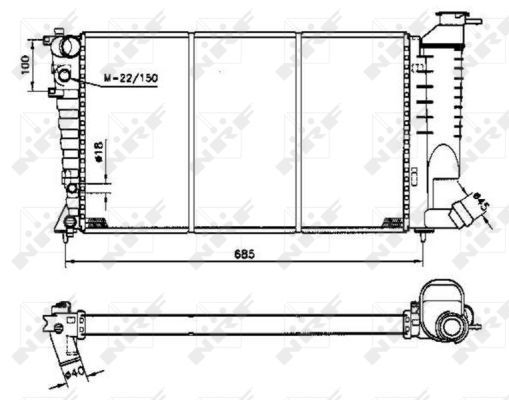 Radiateur, refroidissement du moteur