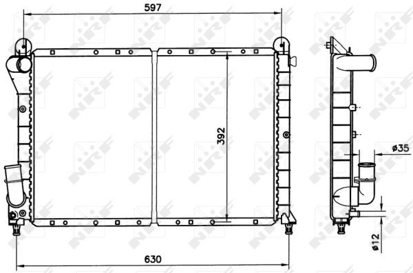 Radiateur, refroidissement du moteur