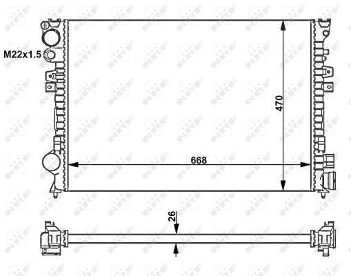 Radiateur, refroidissement du moteur