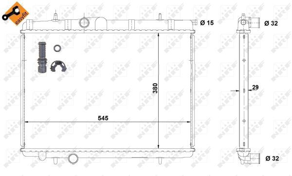 Radiateur, refroidissement du moteur