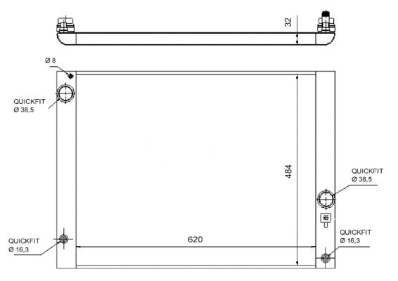 Radiateur, refroidissement du moteur