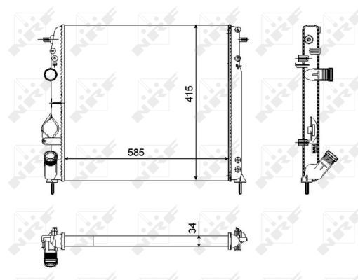 Radiateur, refroidissement du moteur