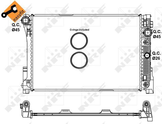 Radiateur, refroidissement du moteur EASY FIT