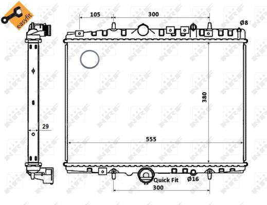 Radiateur, refroidissement du moteur