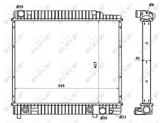 Radiateur, refroidissement du moteur