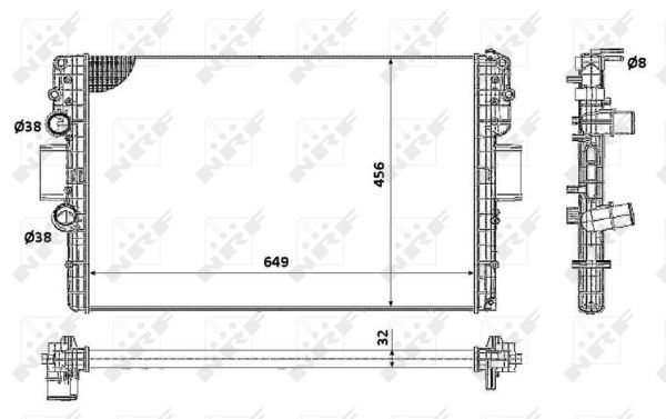 Radiateur, refroidissement du moteur