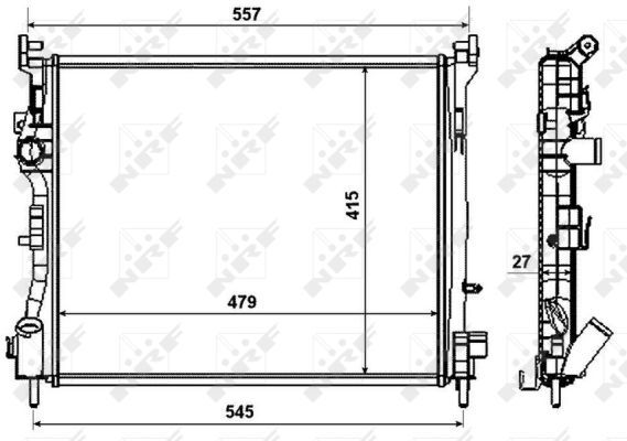 Radiateur, refroidissement du moteur