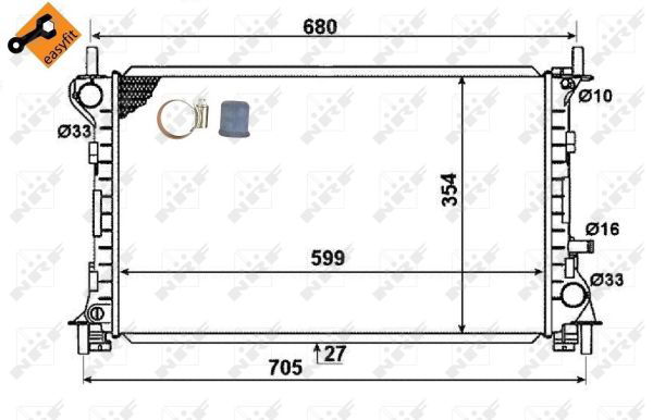 Radiateur, refroidissement du moteur