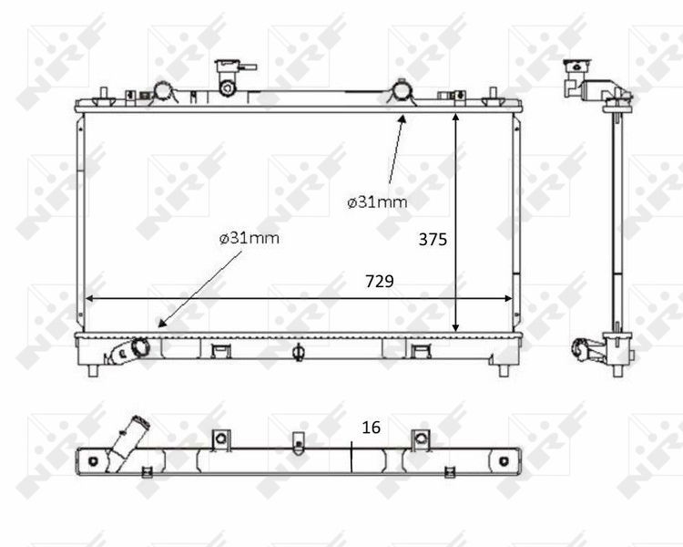 Radiateur, refroidissement du moteur