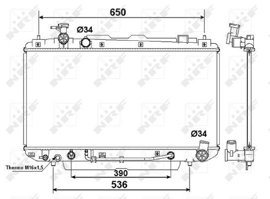 Radiateur, refroidissement du moteur