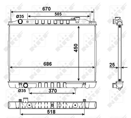 Radiateur, refroidissement du moteur