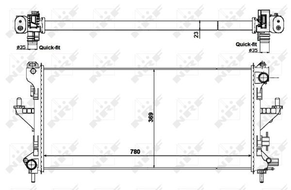 Radiateur, refroidissement du moteur
