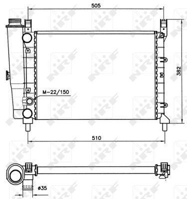 Radiateur, refroidissement du moteur